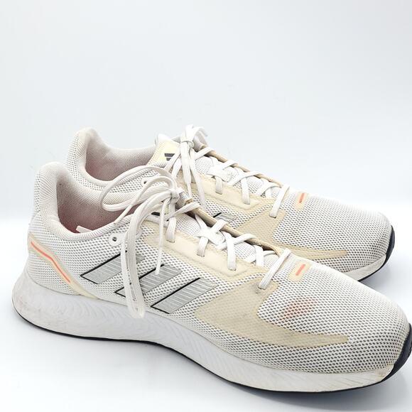 Adidas RunFalcon 2.0  Athletic Running  FY5944 men\'s size 10.5 white cream main image 5